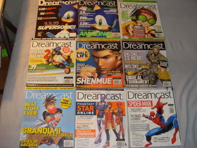 Official Dreamcast Magazine (North American version), issues 0, 1, 6-12