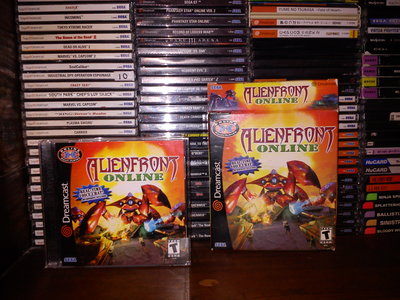 AlienFront Online.  This game is MINT.  The box is a little messed up, but still looks good.