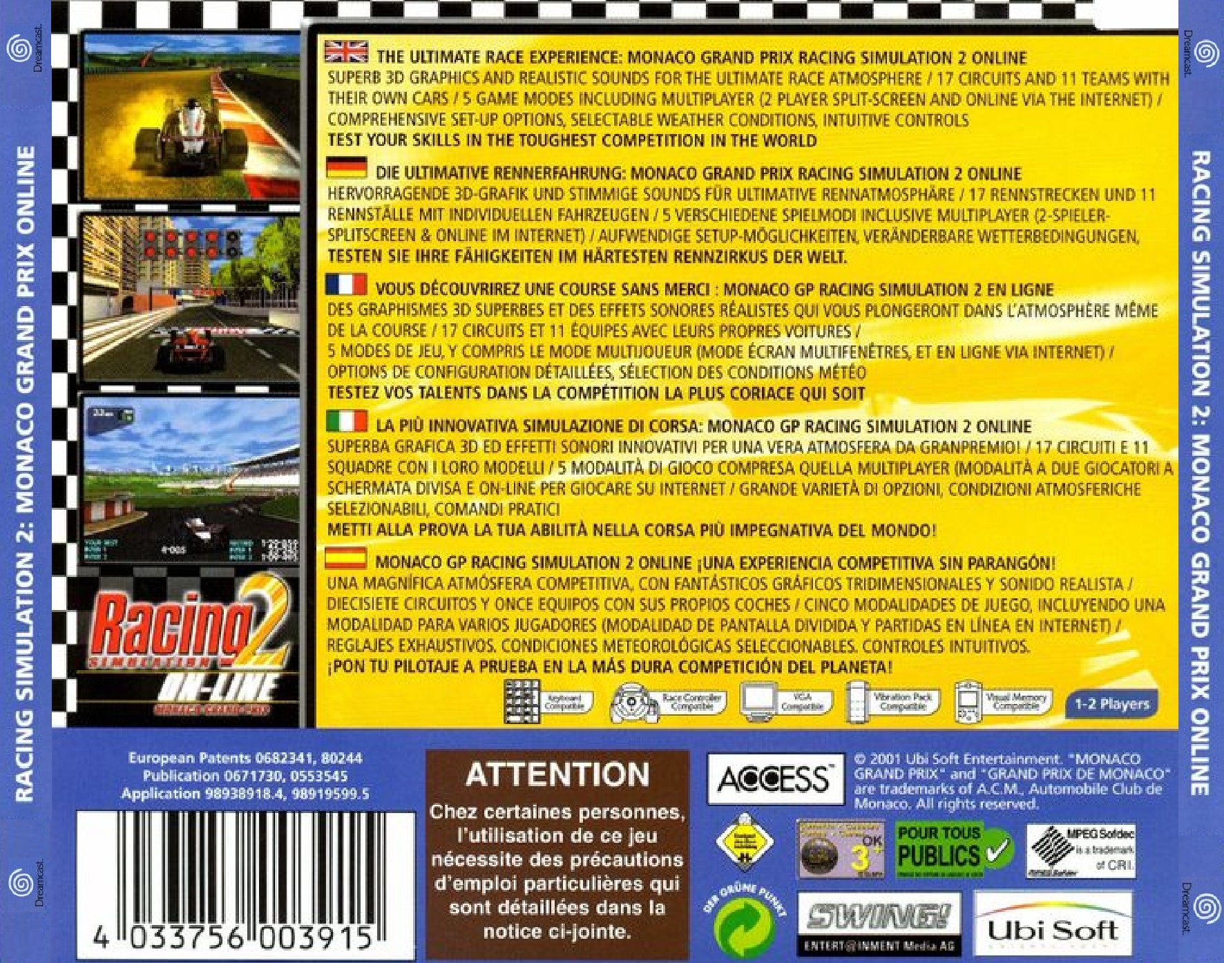 Custom Cover For NTSC CD Jewel Case