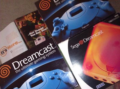 3 Used DC consoles CIB.