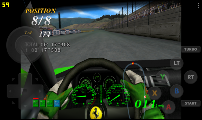 F355 Interior Cockpit View