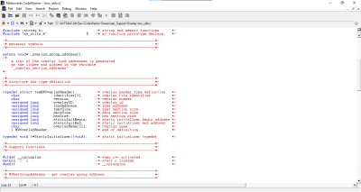 MWUtil C Lib Overlay System Support
