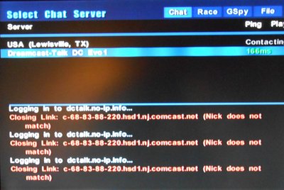 4x4 Chat Server Death