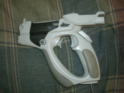 Close-up of the lightgun