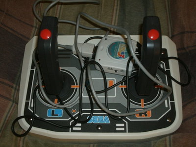 Close-up of the Twin Stick and converter