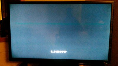 Tank with the light off, can't really see anything.