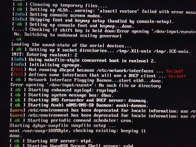 Failed DHCP and DHCPCD.