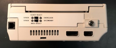 Back plate for Overclock &amp; BiOS in